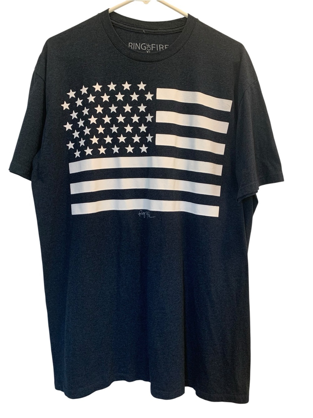 Ring of Fire T-Shirt Dark Navy Blue size XL
